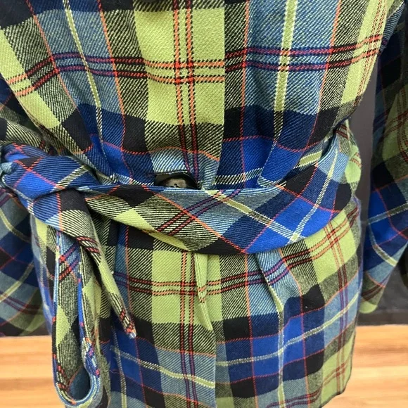 Pendleton vintage Made In USA Blazer Jacket 18 Multicolor Plaid Wool Long Sleeve - Picture 3 of 10